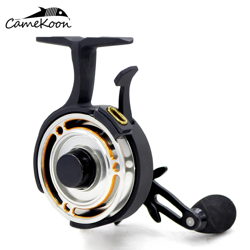
FL501 Underspin 2.5:1 Ice Fishing Reel 3+1BB Ball Bearings Metal Handbrake Raft fishing Reels 