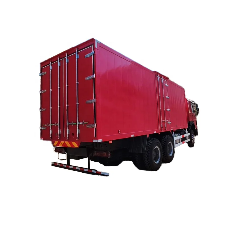 Заводская распродажа Подержанный Новый 6x4 SINOTRUK HOWO Box Van грузовой автомобиль мощностью 400 л.с. сверхмощный высококачественный логистический 30 тонн