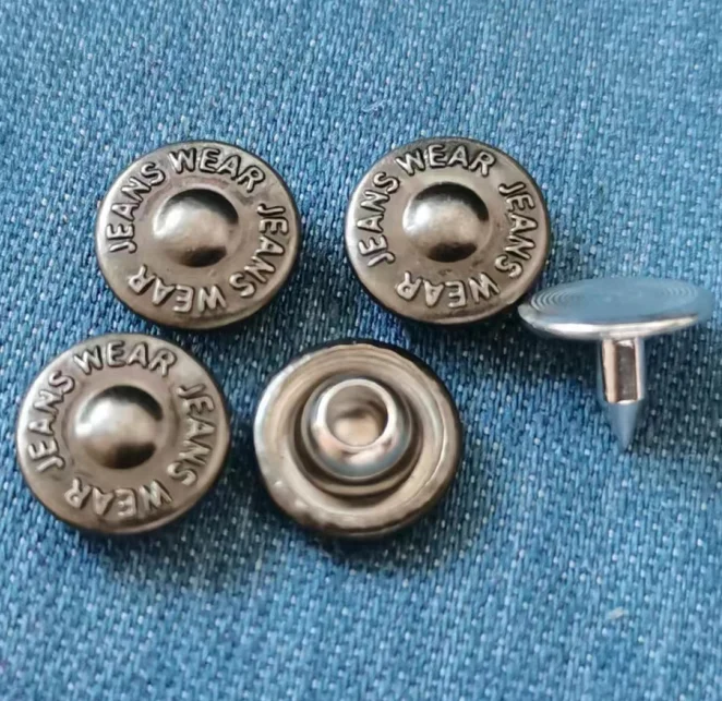 Metal Jeans rivet for pant