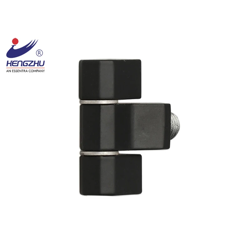 HL024 Hengzhu 180 degree black powder coated inset concealed hinge