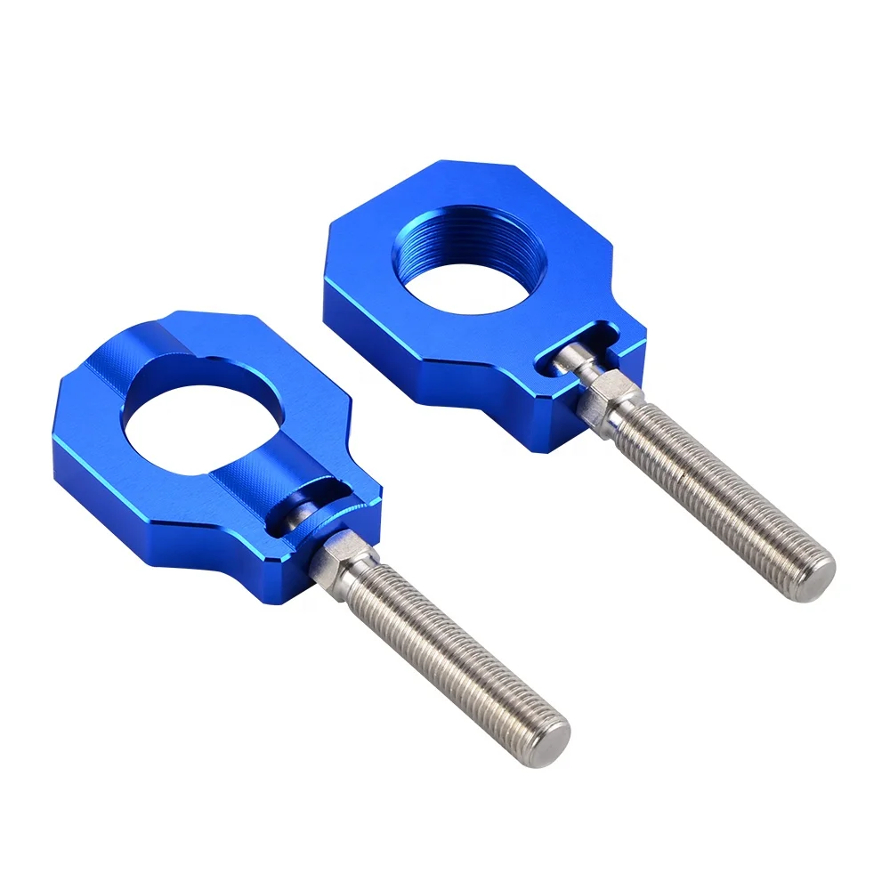 NiceCNC Offroad Billet Rear Axle Blocks Chain Adjuster For KTM 500 EXC-F 2000-2019 2020-2023 125SX 450SX-F 2000-2012