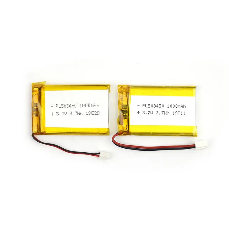 Перезаряжаемый полимерный аккумулятор 3,7 в, 1000 мАч, 503440 литий-полимерный аккумулятор 1000 мАч, литий-ионный полимерный аккумулятор 1000 мАч