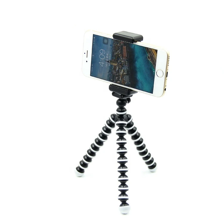 FT-01 Small Size Octopus Flexible Tripod For Mobile Phone With Phone Holder