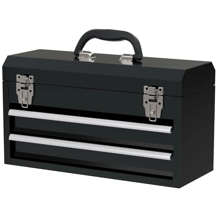 Cold Rolled Steel Toolbox Tool Chest Cabinet with Heavy duty chest latches and Full Extension Drawers for Repair Shop