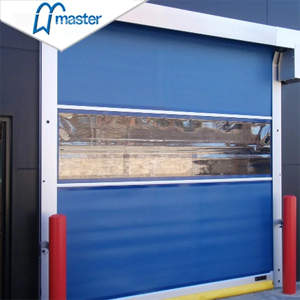 Master Well Wholesale PVC Curtain Rapid Acting Automatic High Speed Shutter Roll Up PVC Door