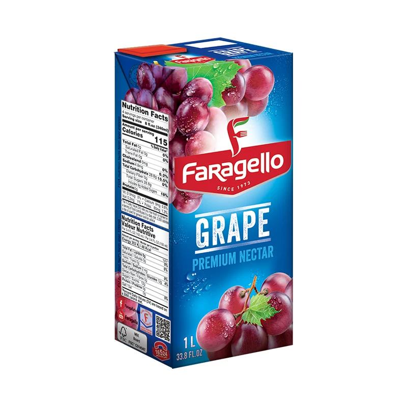 Самый популярный оптовый бренд Faragello 1 л стеклянный Банановый сок высококачественный фруктовый концентрат тропического фруктового сока