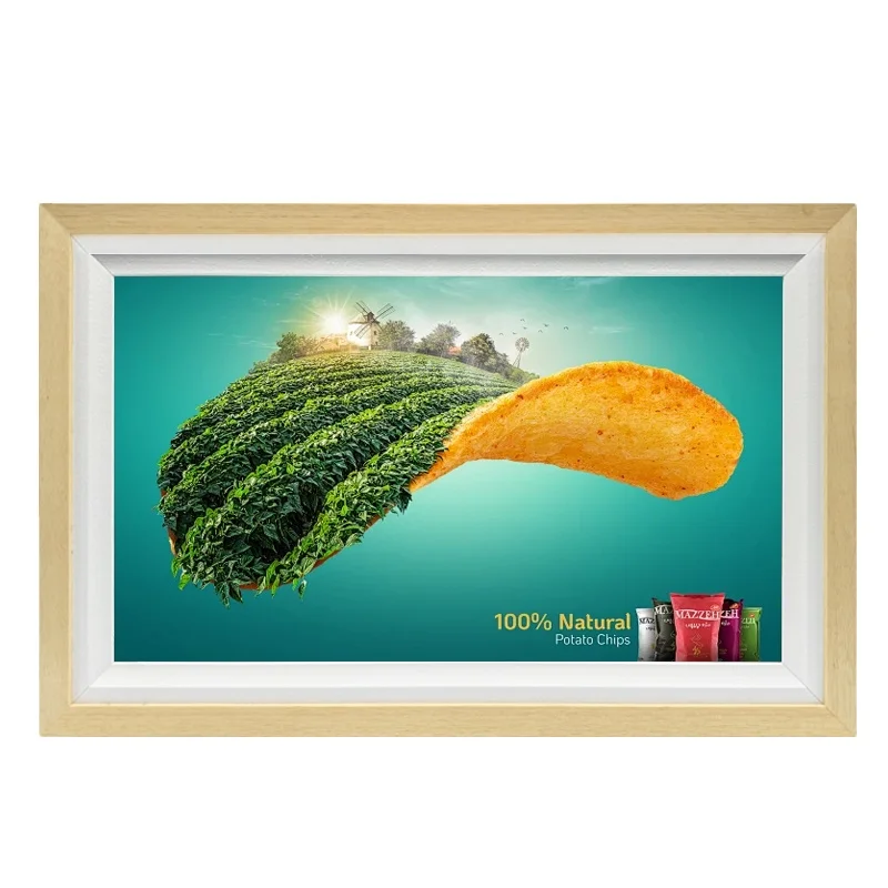 21.5 Inch Nft Digital Photo Frame Signage Picture Frame Lcd Screen Advertising Display For Art Exhibition