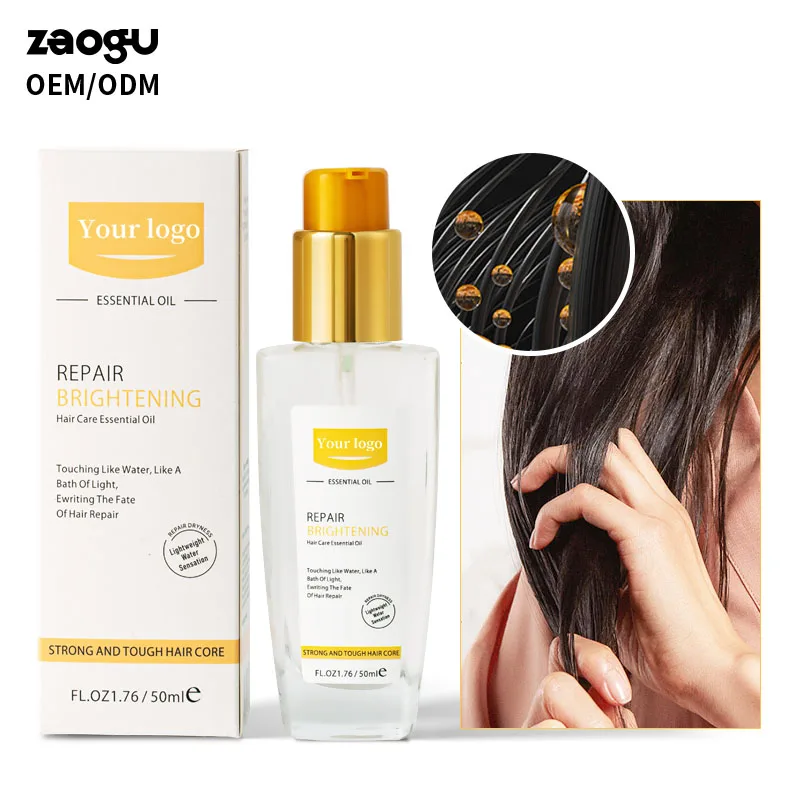 Private Label Hair Treatment Essential Oil Hair Care Smoothing Moisturizing Repair Serum Hair Oil OEM ODM