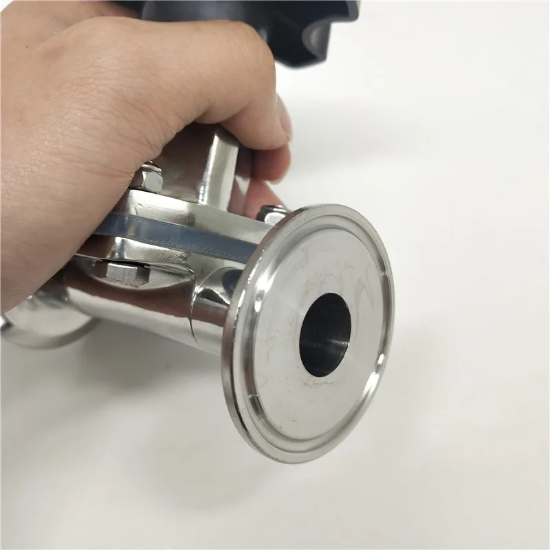 Sanitary Manual Clmped Diaphragm Valve,ISO SMS DIN Diaphragm valve, SS304&316 stainless steel  Globe Valve