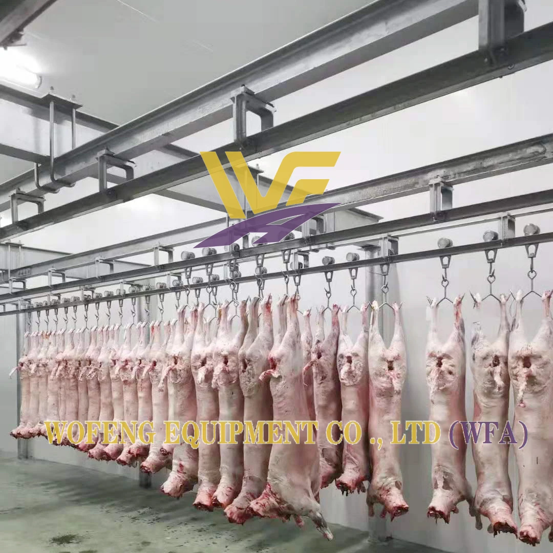 Complete Sheep Slaughter Line Automatic Carcass Conveyor For Lamb Slaughterhouse Equipment Halal Goat Abattoir Machine