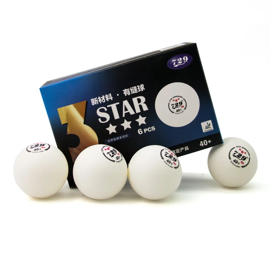 Изготовленный на заказ из АБС-пластика, 3 звезды, со швом 40 мм + ITTF одобренный 729 Дружба Настольный Pingpong стол, настольный Pingpong шарики