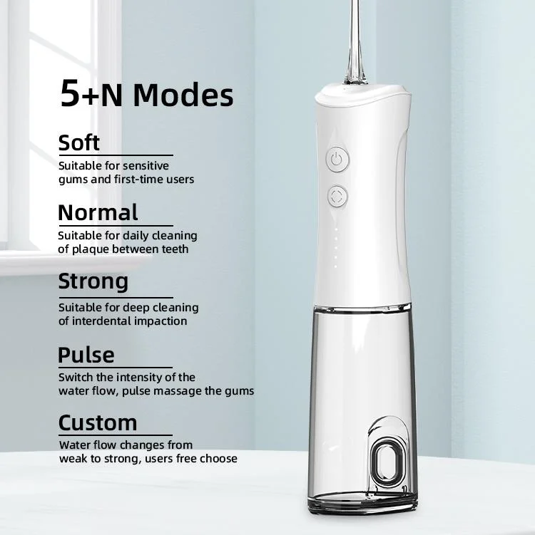 cordless waterpick toothpick mouth irrigator waterproof tooth cleaner water flosser usb dental irrigator for teeth