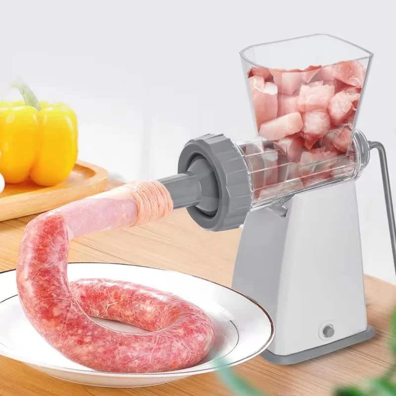 Ручная мясорубка с лезвиями из нержавеющей стали мощная всасывающая база для домашнего использования быстрая и легкая всех мяса