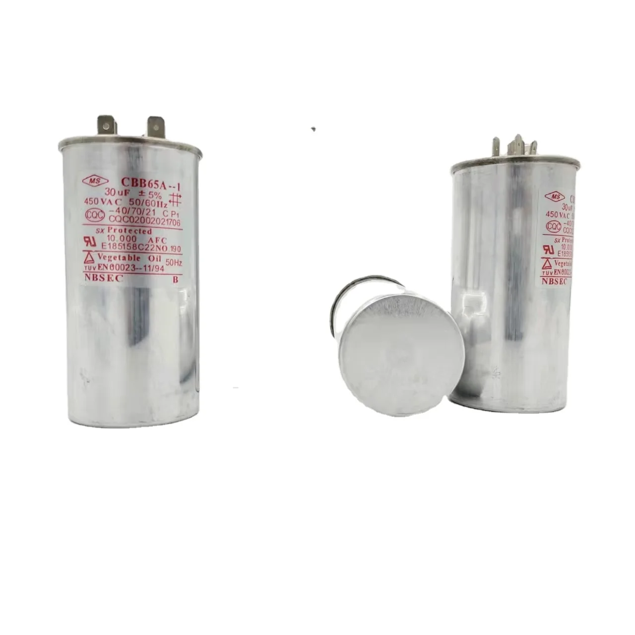 6-100uF Capacitor CBB65 AC Air Conditioner Motor Run Capacitor