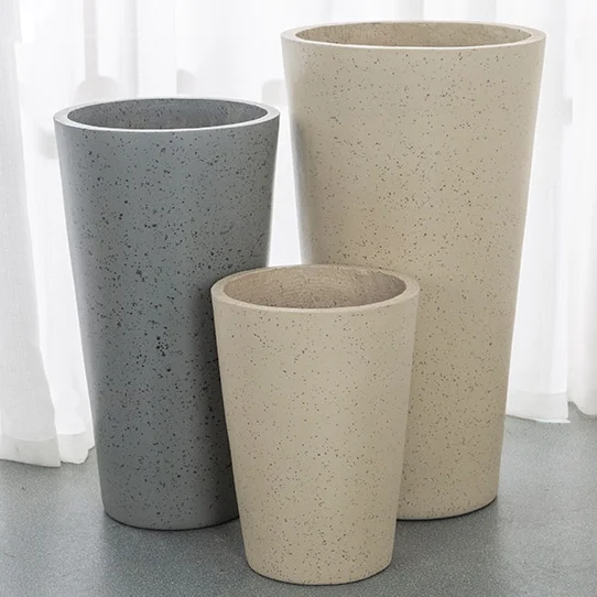 Wholesale Cement Flowerpots Plant Pots Planter Cement Planter Pot Garden Cement Pots