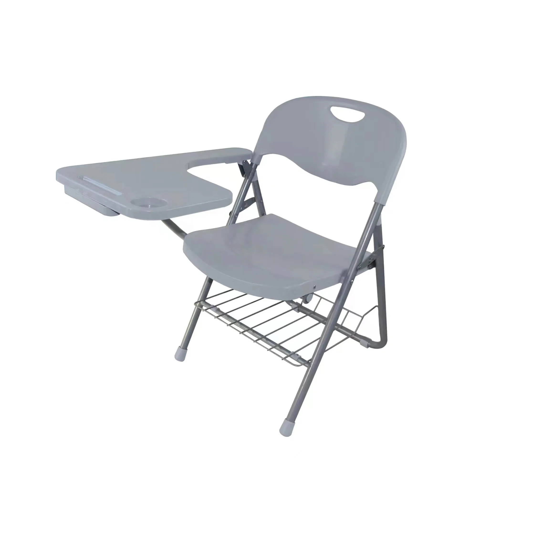 Hot Sale Folding Classroom School Chairs Wholesale Training Room Chair College School Study Chair With Writing Tablet Arm
