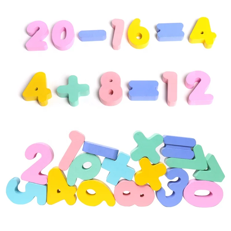 
Multifunction Early Educational Math Teaching Shape Learning Wooden Letter Number Jinsaw Puzzle 