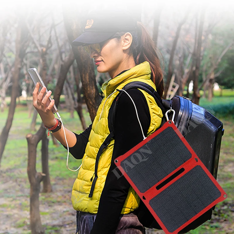 ALLTOP High efficiency cheap price portable foldable monocrystalline panel 14W folding solar panel