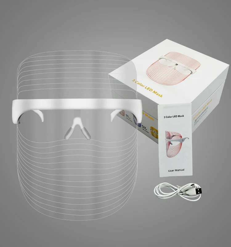  LED Facial Mask 2021 Face Light Therapy PDT Wireless