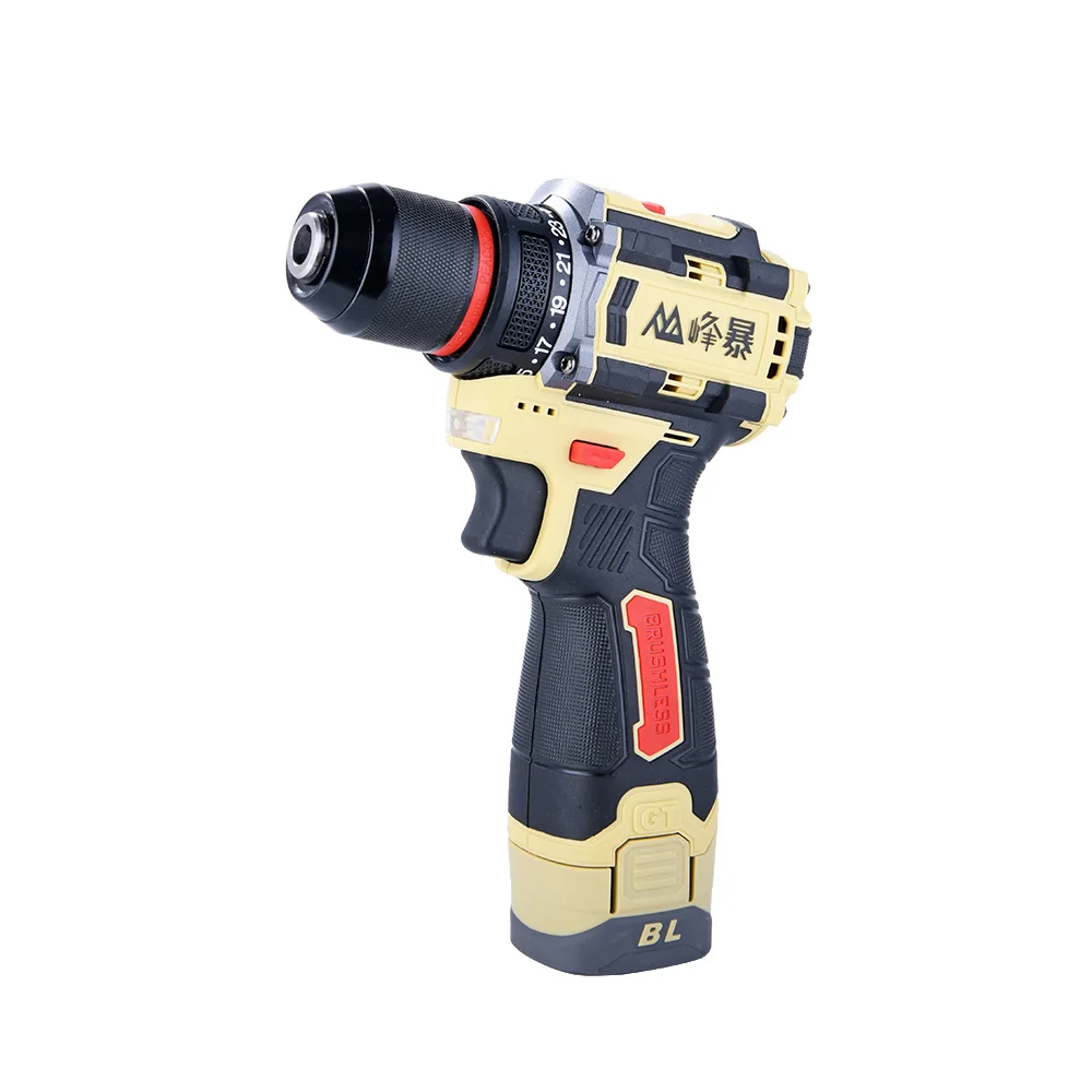 FENGBAO 16.8V Portablehand Brushless Cordless Impact Rechargeable Battery Electric Drilling Machine