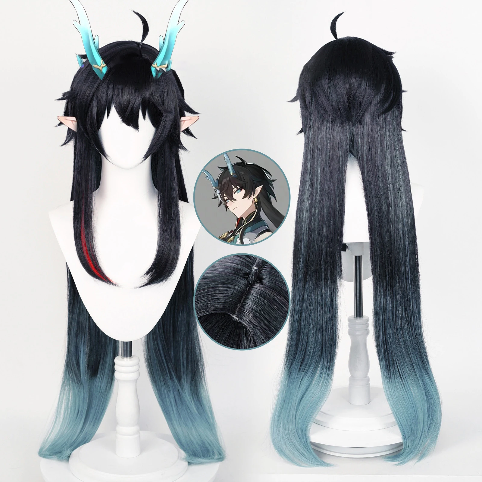 cosplay anime wigs child Festival activities white wig anime men Suitable for daily party use