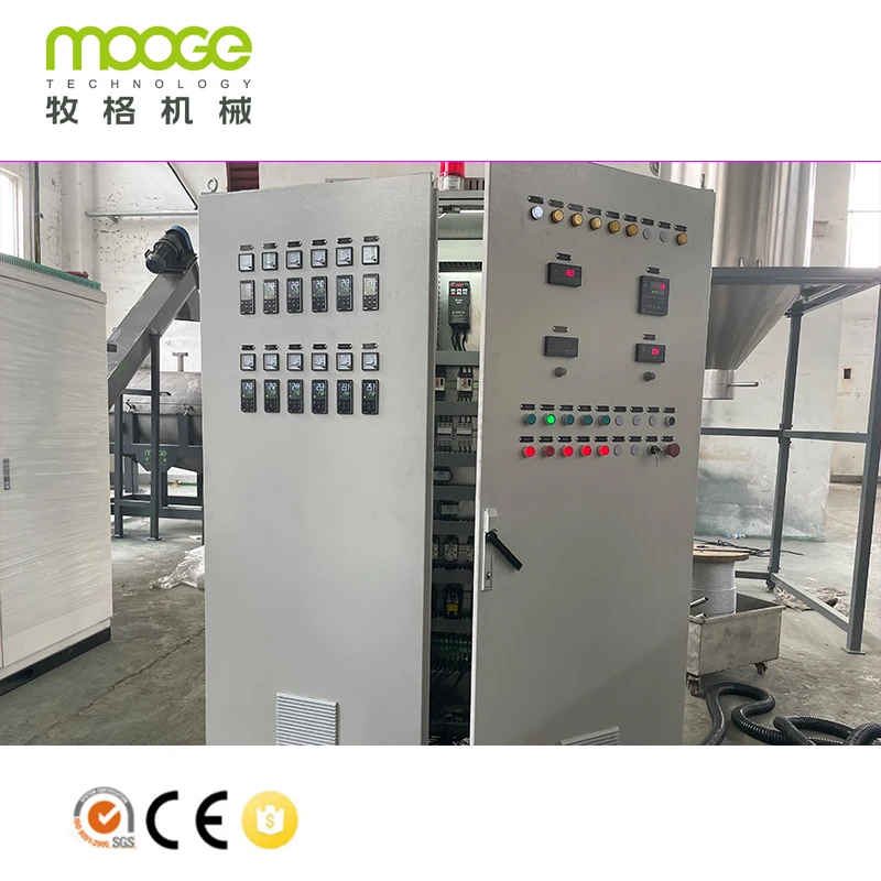 Recycled Plastic PET Bottle Flakes Granulators / Granulating Machine / Recycling Pelletizing Line