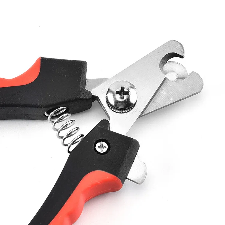 Factiry Direct Stainless Steel Pet Nail Scissors Dog Trimmer Grooming Tools Cat Dog Nail Scissors