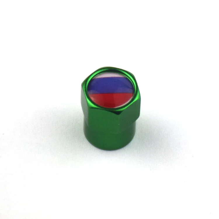 Premium Metal Aluminum Rubber Seal Tire Valve Stem Caps Universal fit