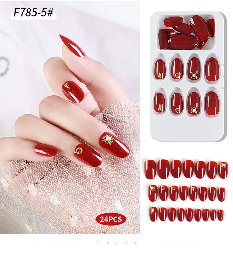 new arrival Color Press On Manicure Gel Nail Kit  PureFit Technology Acrylic  False Nails Full Cover Set Artificial Nails