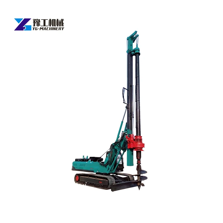 Вращающийся полный гидравлический гусеничный Dth Горнодобывающий дизельный буровой станок роторный