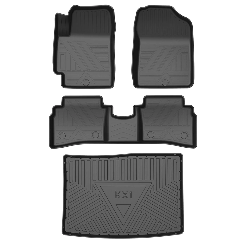  Non skid waterproof luxury custom TPE 3d 5d floor car mats Kia