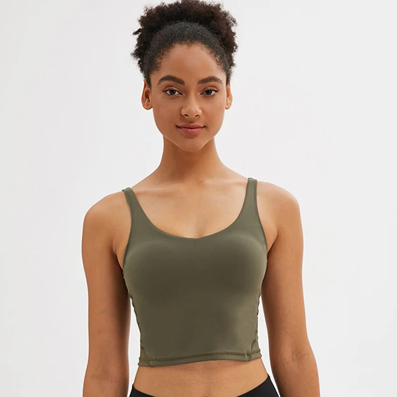 Summer multicolor camisole casual fashion ladies short U vest