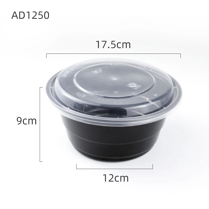 wholesale price disposable food container with lids box 2 compartment