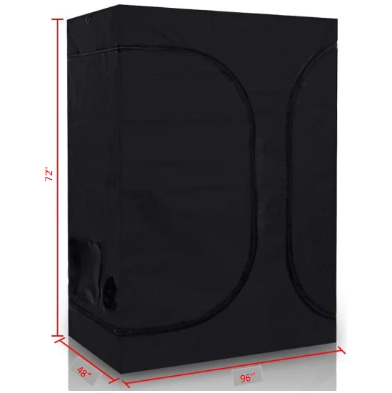 Indoor Outdoor Plant Growth Portable Garden Green House 600D Mylar Reflective Grow Box Highly Light-Proof Grow Tent