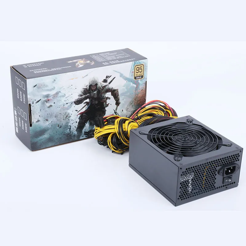   2600W Rated PC Power Supply 2400W Computer 8 GPU Server for Crypto-mining Rendering Equipment (8PIN+6PIN) *3(11).jpg