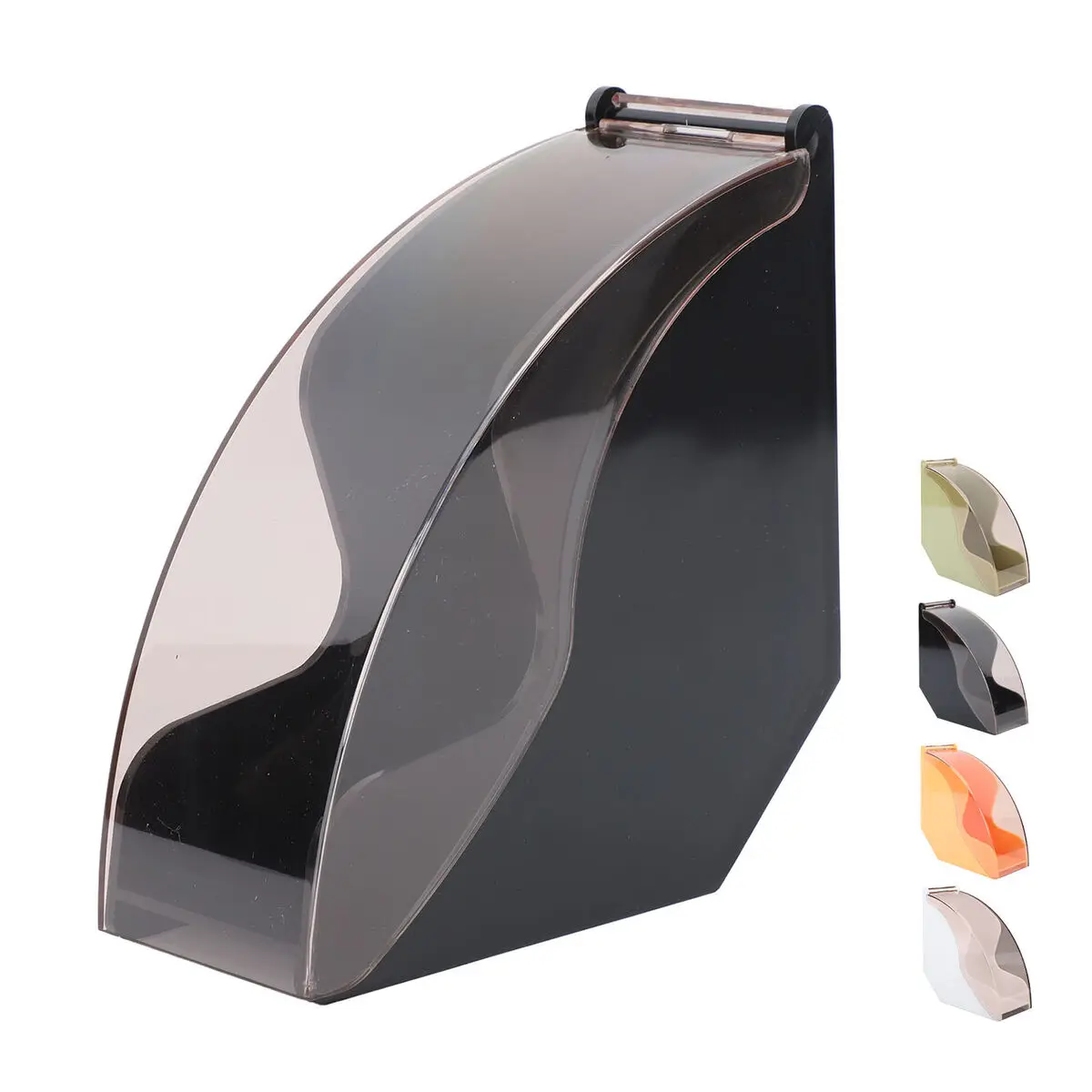 Arylic Coffee Filter Holder Coffee Filter Storage Box With Dustproof Cover Filter Paper Holder For Hand Drip Coffee