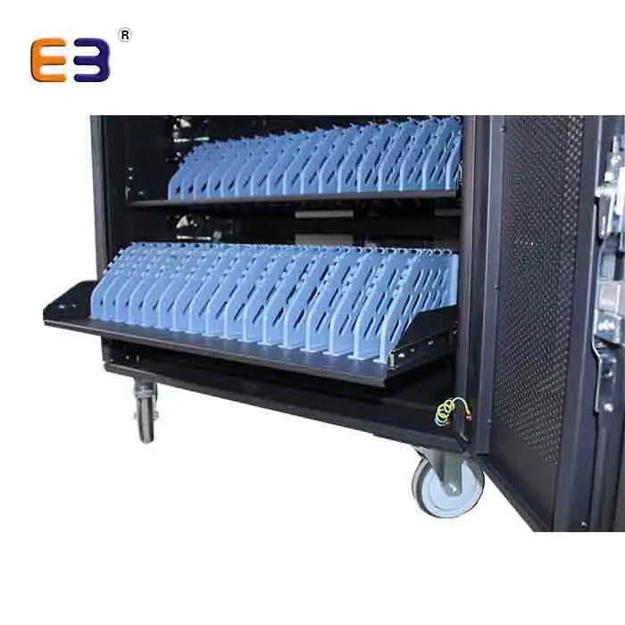 Metal Material 40 Bays Removable USB 2.0 2.4A Laptop Charging Trolley