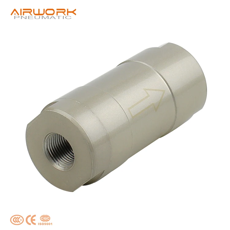 LCV series 1/8 3/8 one way union air compressor aluminium non return check valve 1 inch price