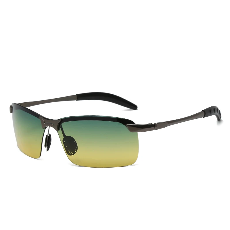 
2020 Extra light Rectangle Discoloration Polarized light Sports sunglasses UV400 Protection pilot Classic Polarized sunglasses 