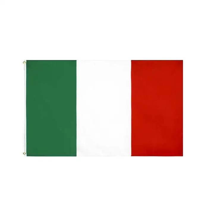 Fast Shipping High Quality 3x5ft Custom Design 100% Polyester Digital Printing Italy Country Flag