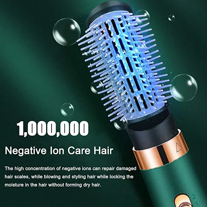  Heat Curler Comb Styler Tools Multifunction Electric Hair Straightener blow dryer brush 5 in