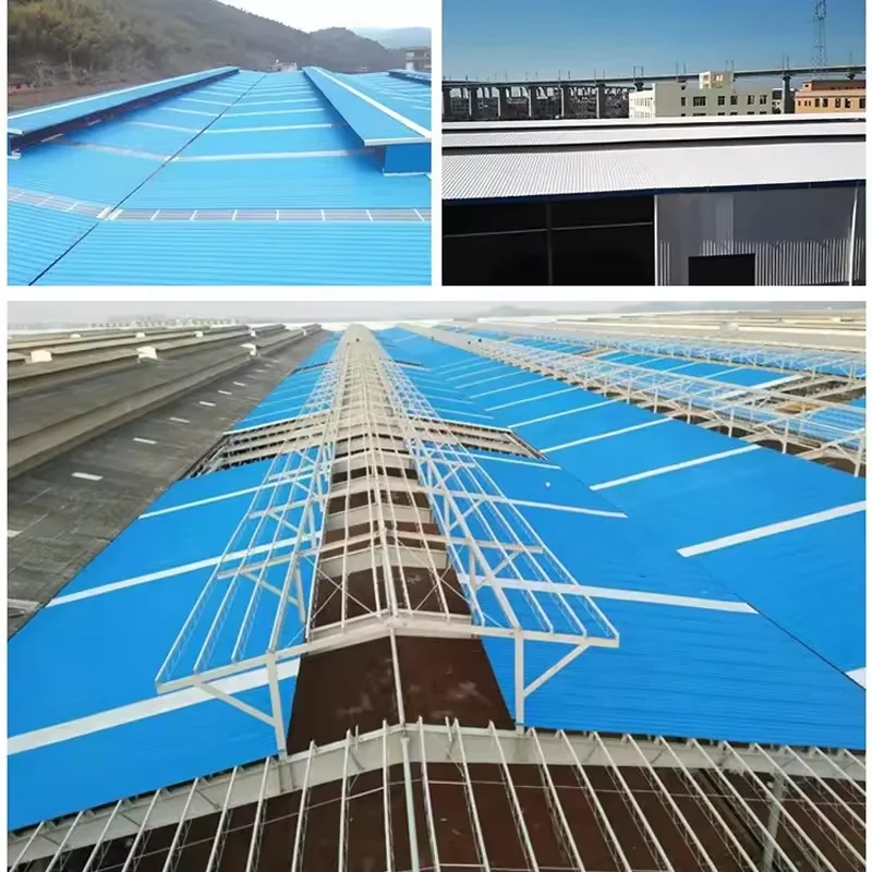 Waterproof 2 mm 2 layer corrugated upvc roofing sheet with ASA coated