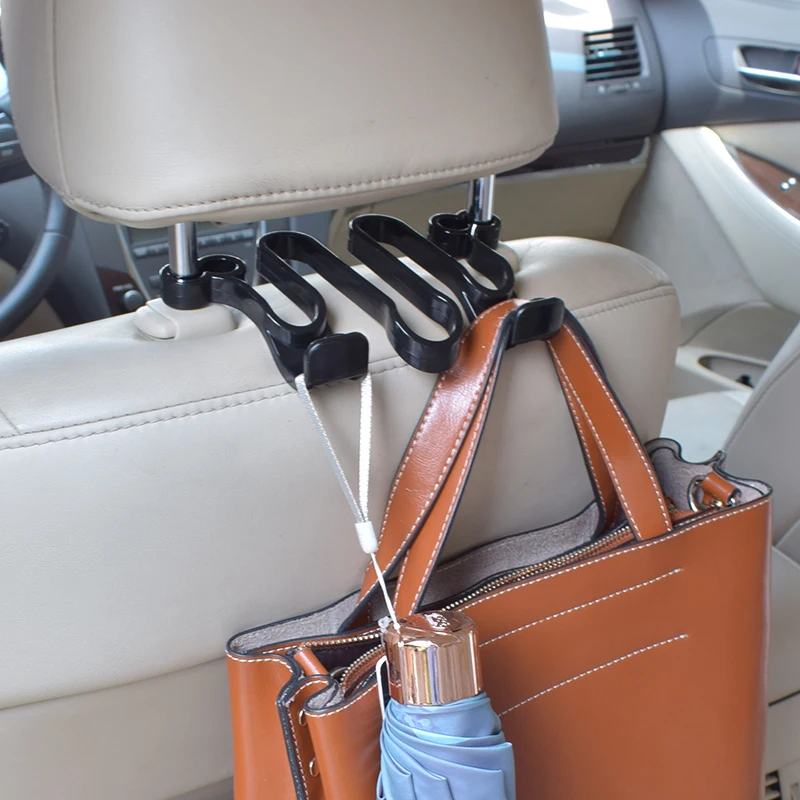 car hooks back seat Back Headrest umbrella Hooks Purse Hanging Cars Hanger Rear Storage Baby Accessories car seat headrest hook