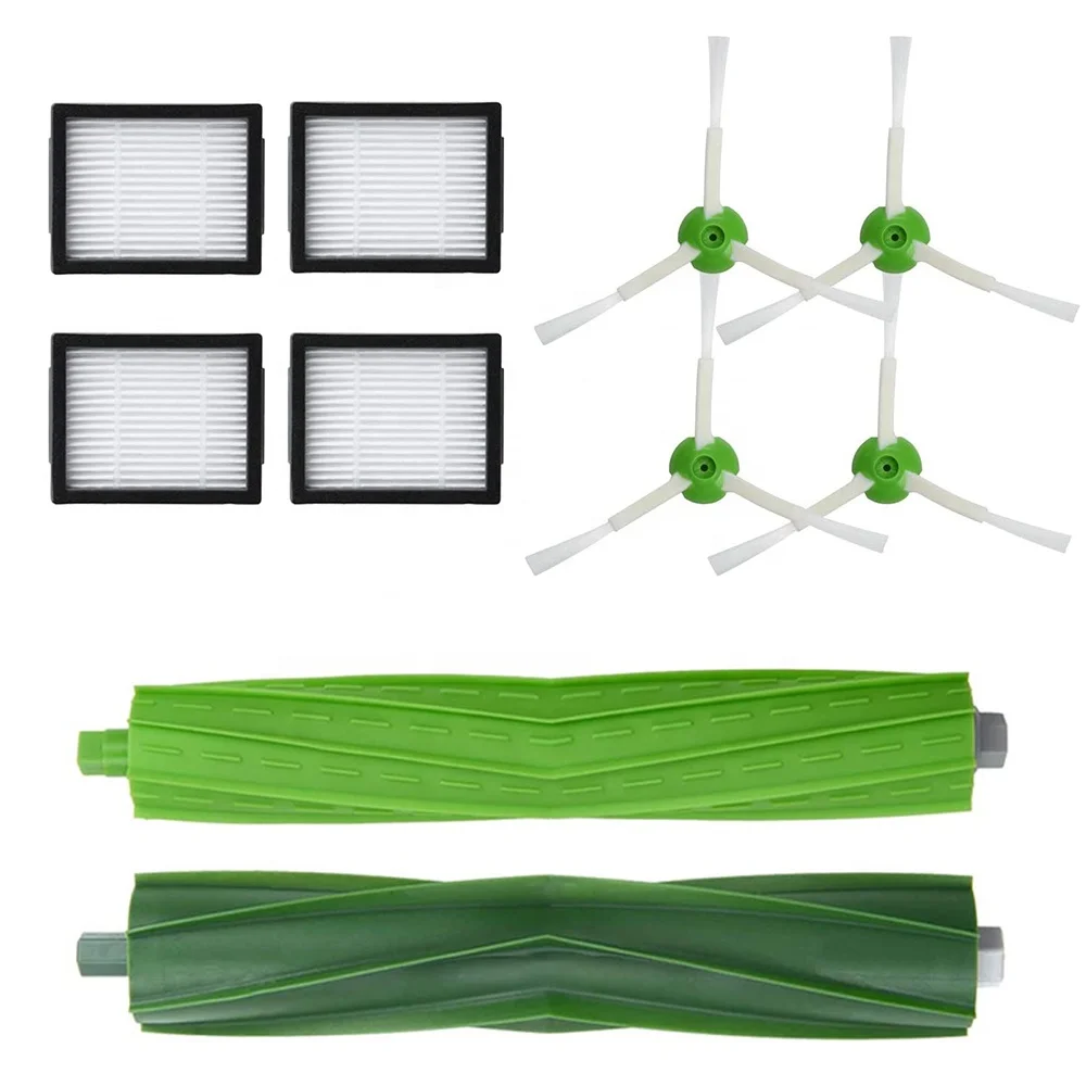 Набор деталей для пылесоса IROBOT Roombas i7/i3/i4/E5/E6/E7, Hepa фильтр, боковая щетка