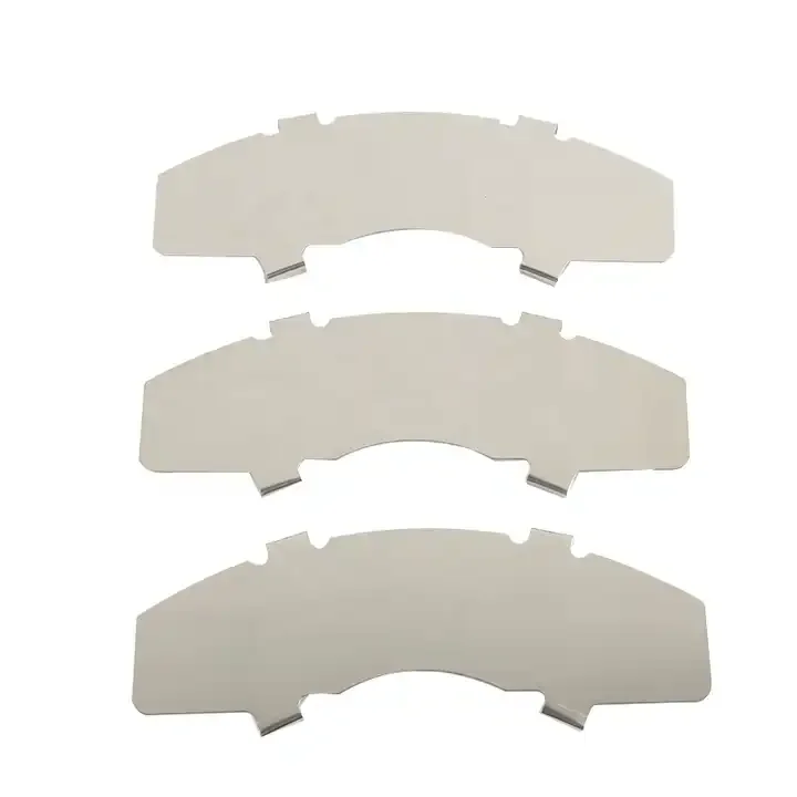 Brake pad accessories manufacturer disc brake shim metal rubber woven brake pad anti noise shims