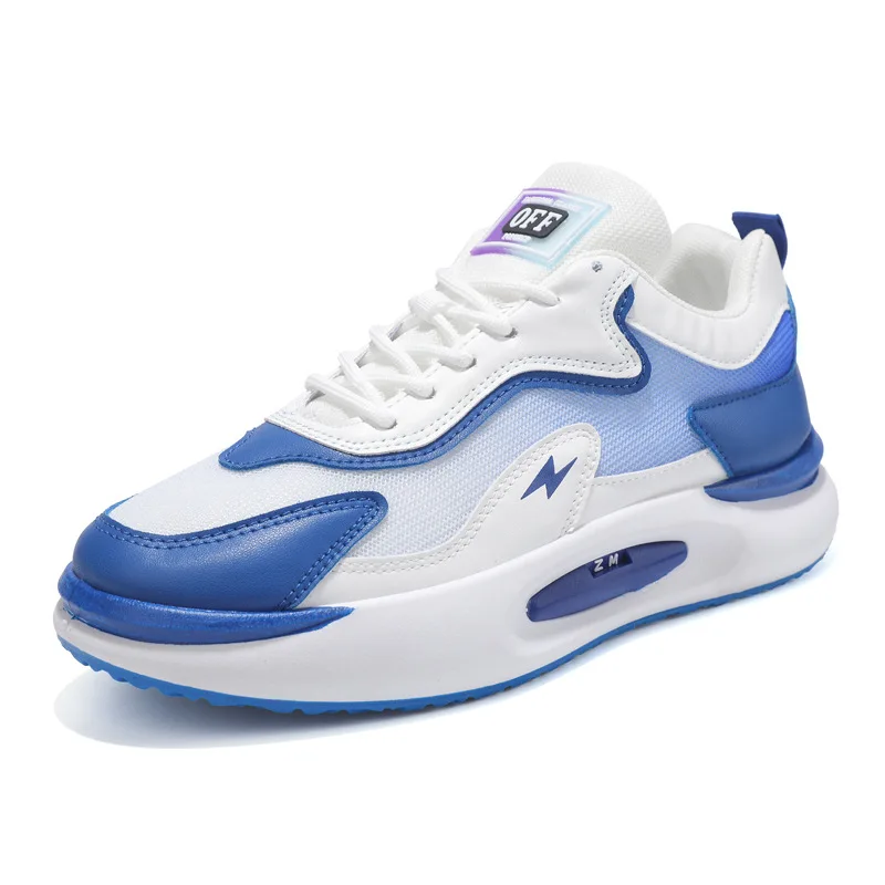 JSYWD-009  New casual breathable mesh sneakers fashion korean thick bottom running walking shoes for men stock