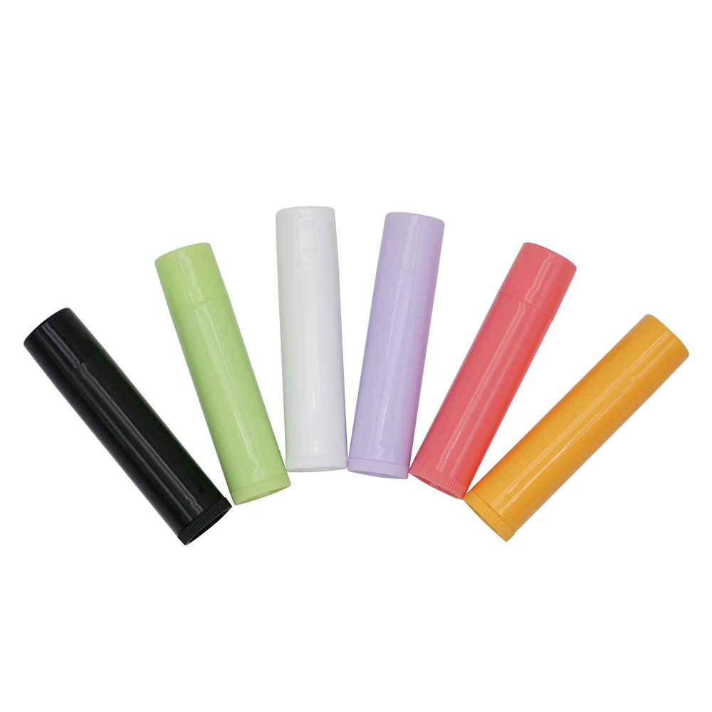 
Small MOQ Black Tube 5g Lip Balm Container Lip Balm Tube 