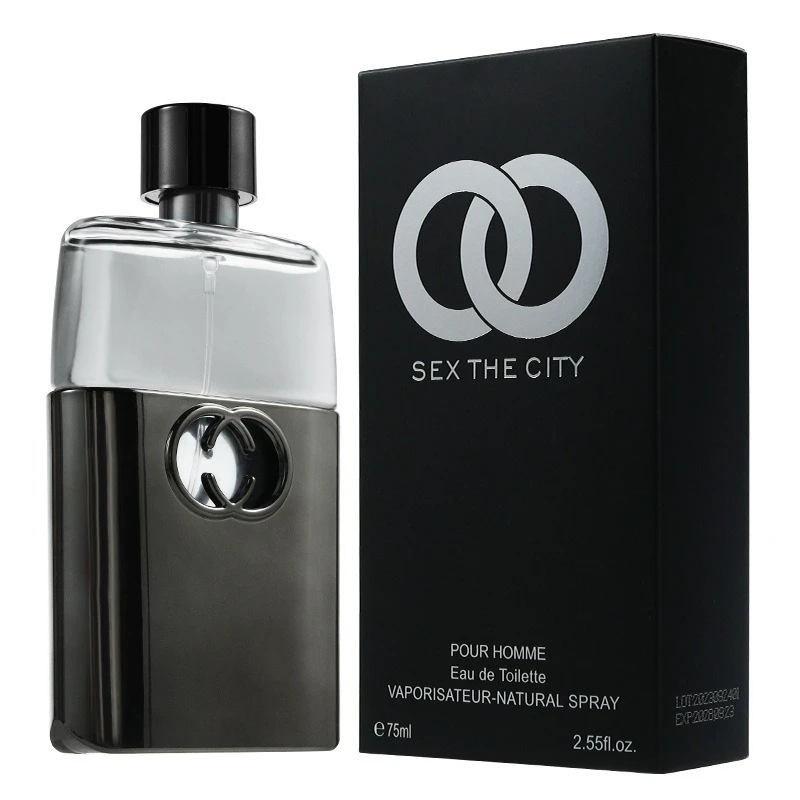 Wholesale Guilty Black 75ml Men Perfume Natural Spray Fragrance Male Body Mist Cologne Wood Sandalwood Men Perfume