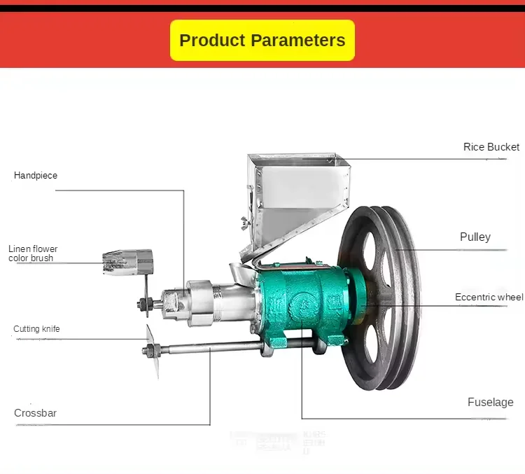rice bulking machine sorghum Maize Corn machine bean puffing machine commercial for Casual food