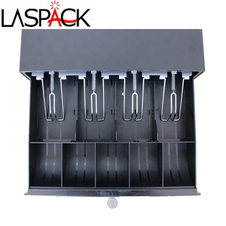 LAS-335  Small Metal electronic cash register RJ11 4 bill 5 coin pos cash drawer safe